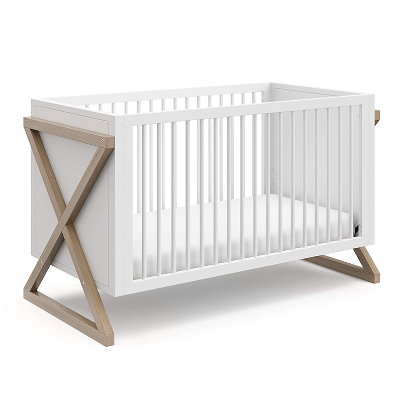 wooden baby crib design