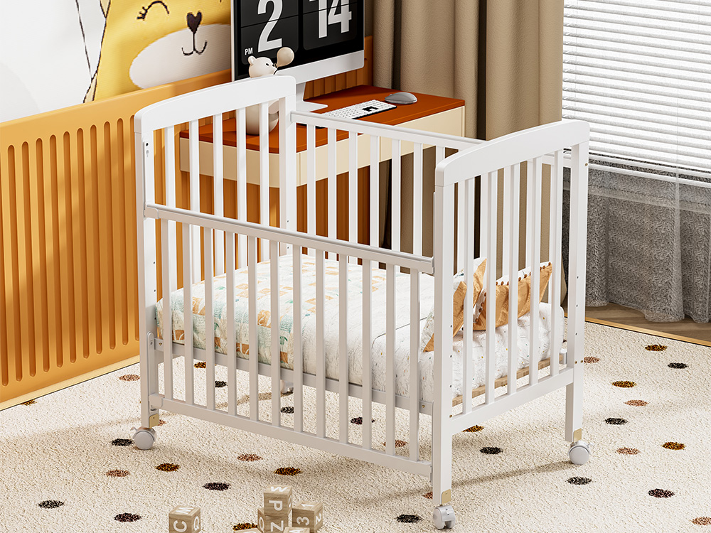 mini baby crib with matress