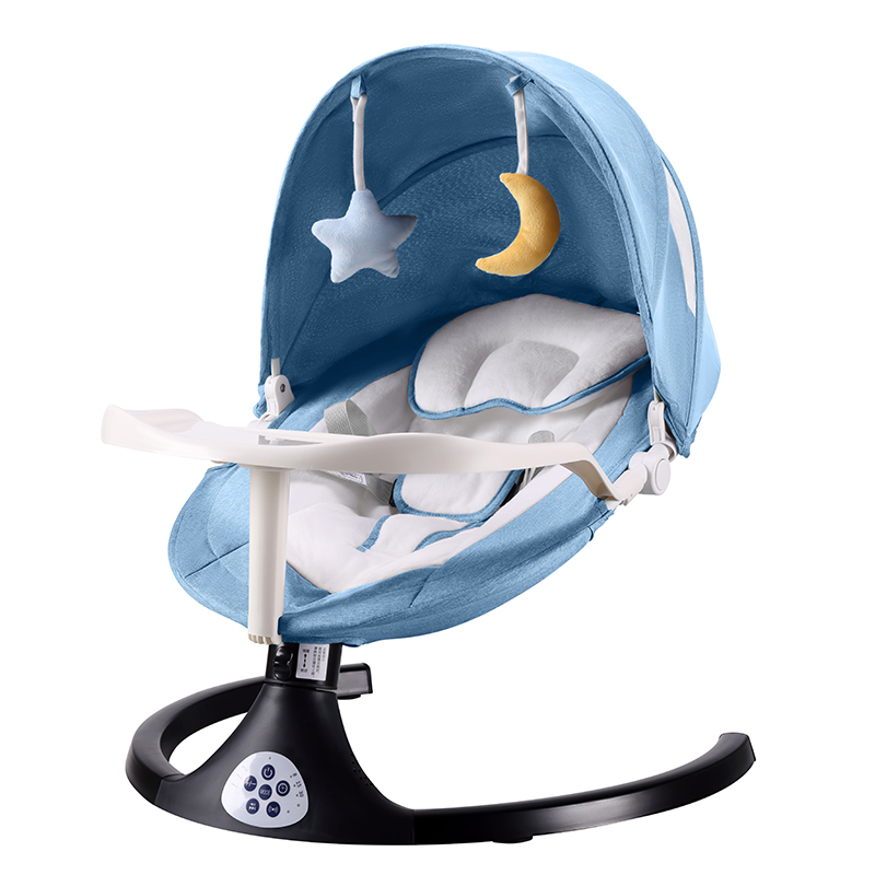 blue baby bouncer rocker