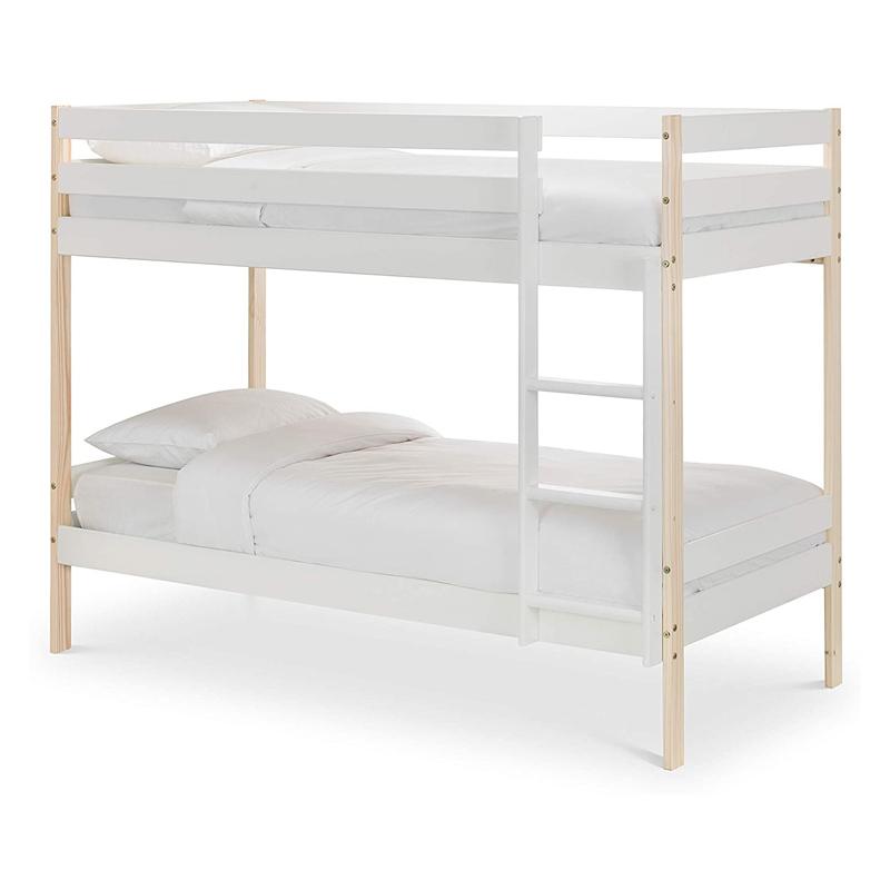 Wood Twin-Over-Twin Bunk Bed For Kids