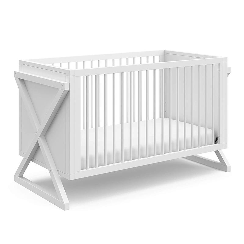 3-in-1 Convertible Modern Baby Wooden Crib Wholesale-1