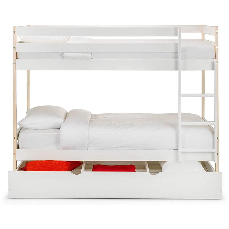 Wood Twin-Over-Twin Bunk Bed For Kids