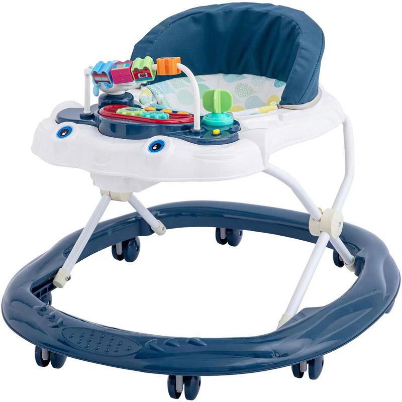 Safety Infant Walker with Wheels and Toys