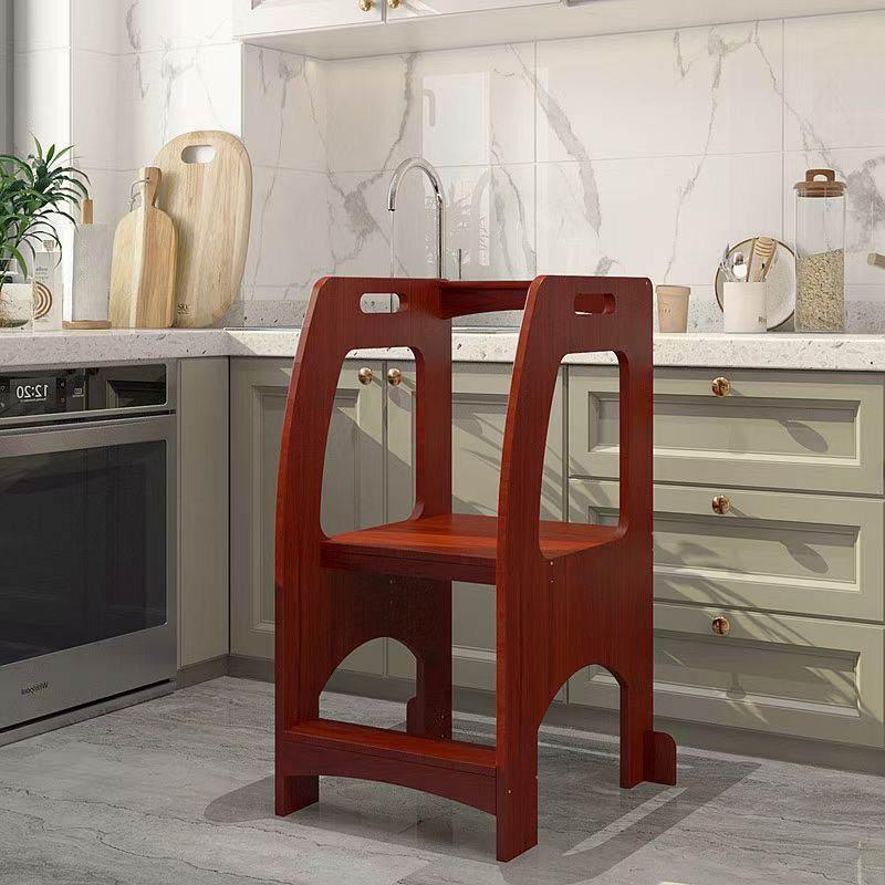 Solid Wood Kids Learning Tower Step Stool