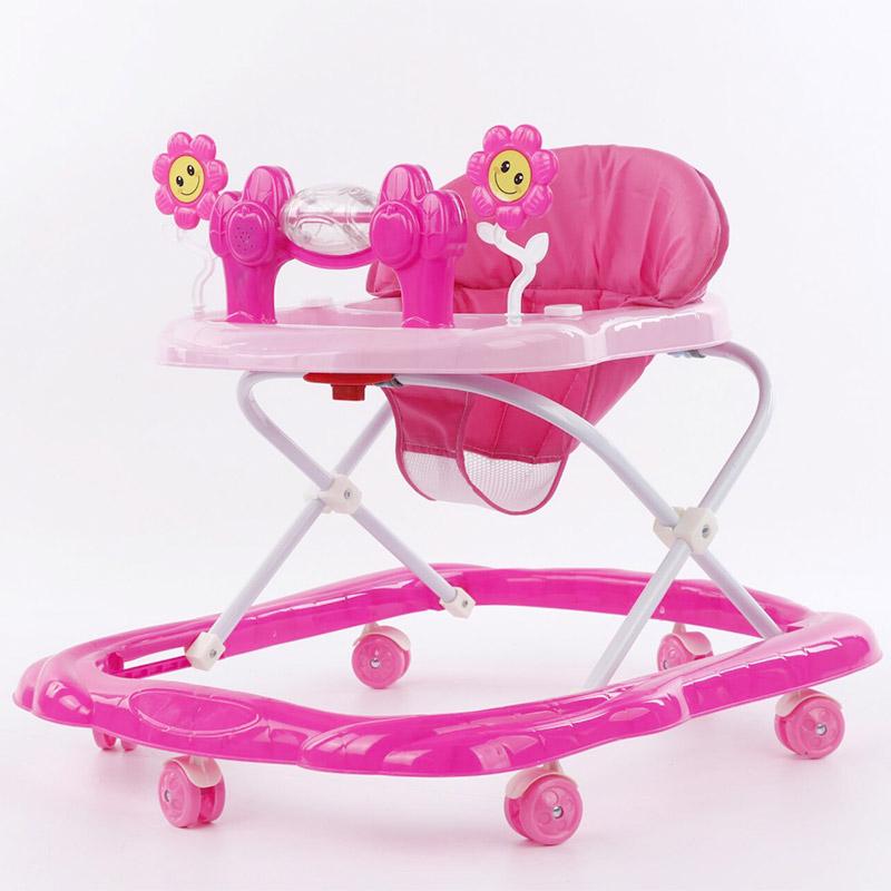 Multifunctional Baby Walker With Wheels and Toys