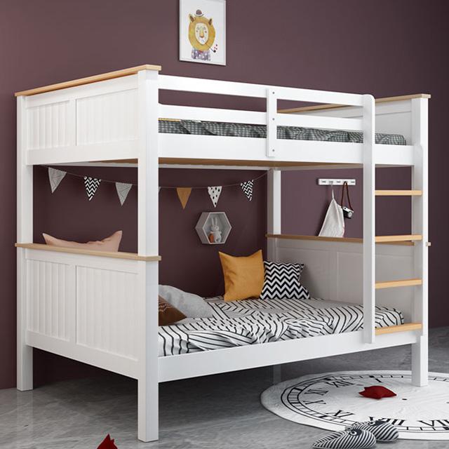 Detachable Solid Wooden Bunk Bed