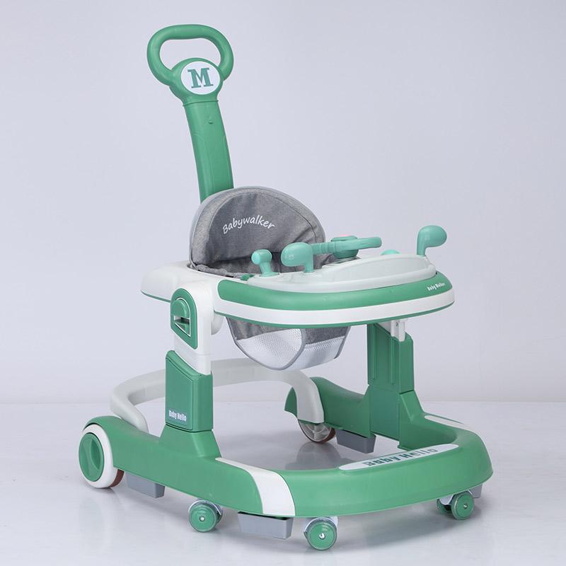 Multi-functional Baby Walker with Adjustable Height