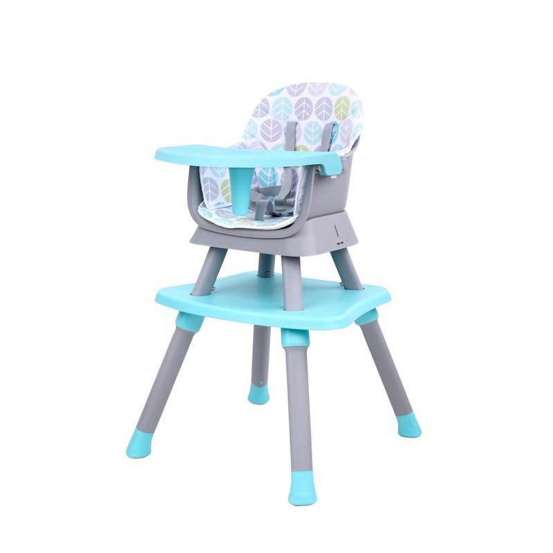 Cadeira de jantar de plástico multifuncional ajustável para bebês