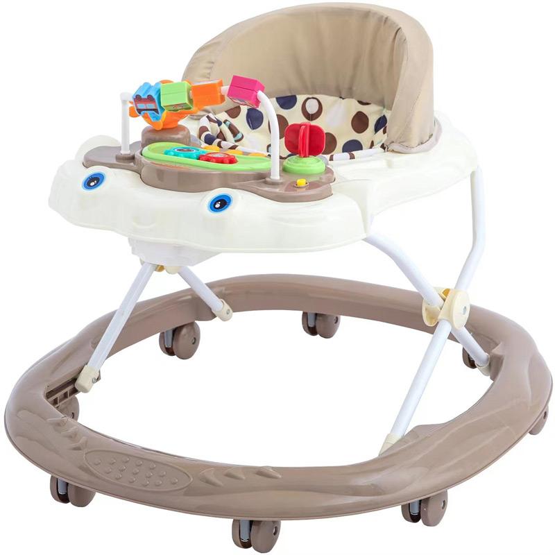 Déambulateur de sécurité pour bébé avec roues et jouets