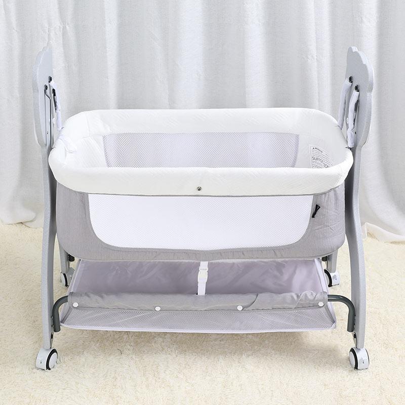 Newborn Baby Cradle With Cute Bear Design