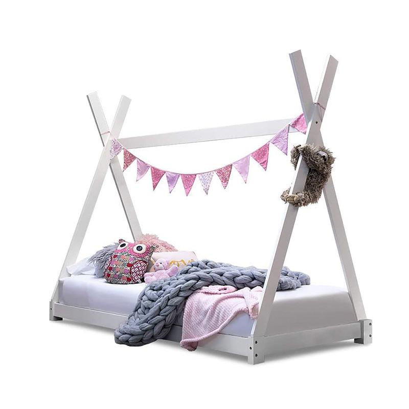 Eco-friendly Modern Kids Wood Teepee Bed