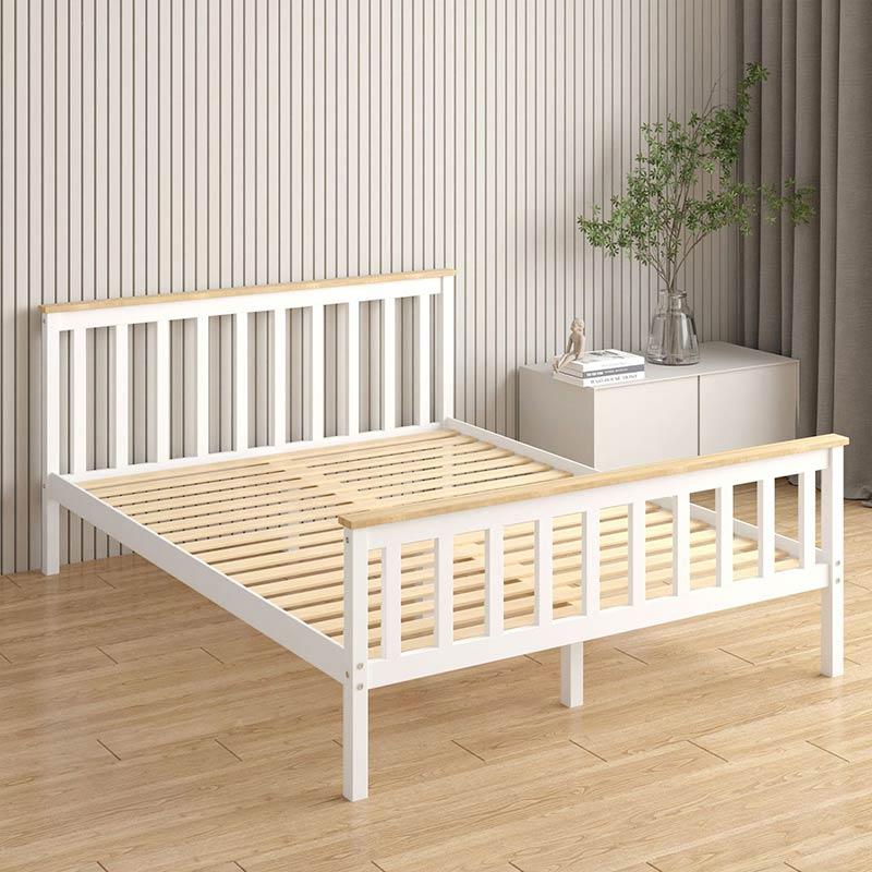 Large Size Wood Toddler Bed with Headboard-2