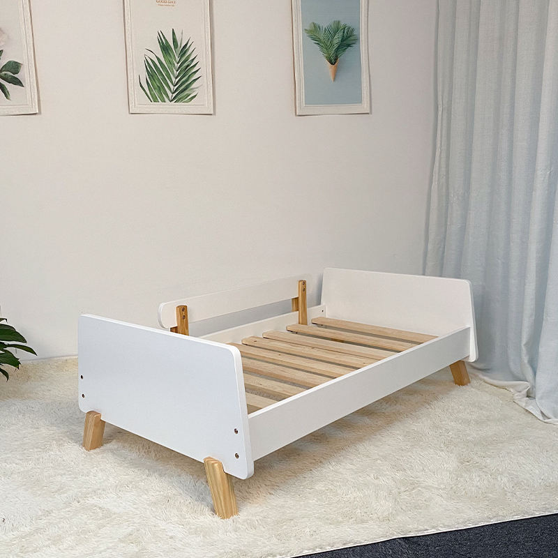 wooden toddler bed