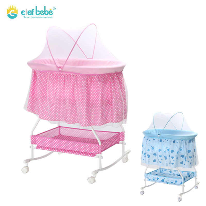 OEM Metal Safety Mobile Baby Cradle