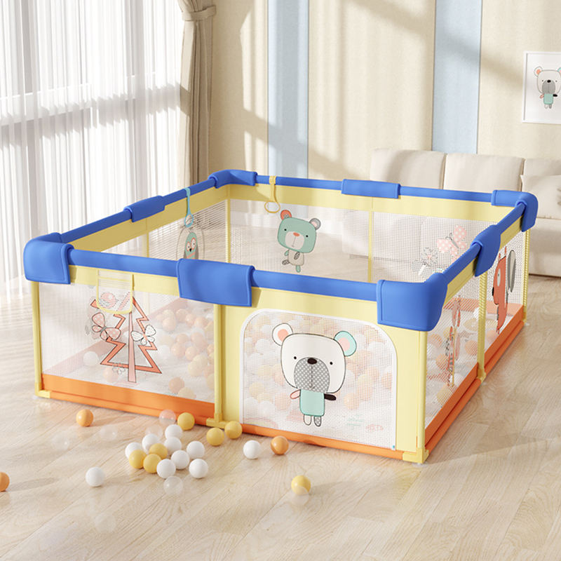 Foldable Fence Large Square Portable Baby Playpen