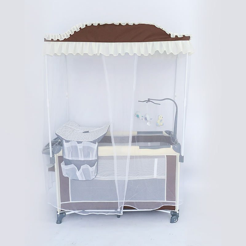Comfortable Kids Folding Playpens with Mosquito Net