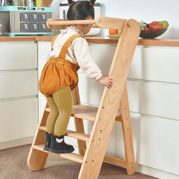 Foldable Children's Kitchen Helper Tower