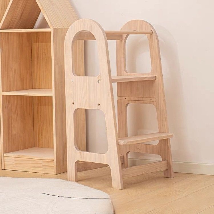 Wooden Learning Tower with Anti-Slip Function