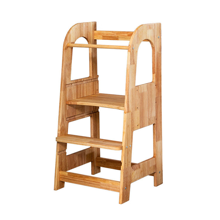 Torre de aprendizaje de madera para niños