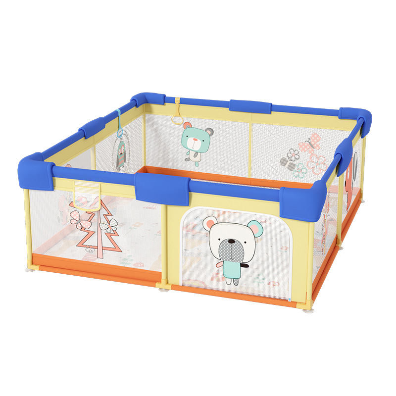 Foldable Fence Large Square Portable Baby Playpen Craft Child