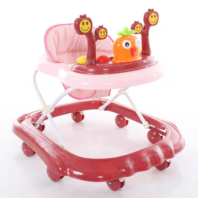 Andador ajustable en altura del asiento con lindos juguetes