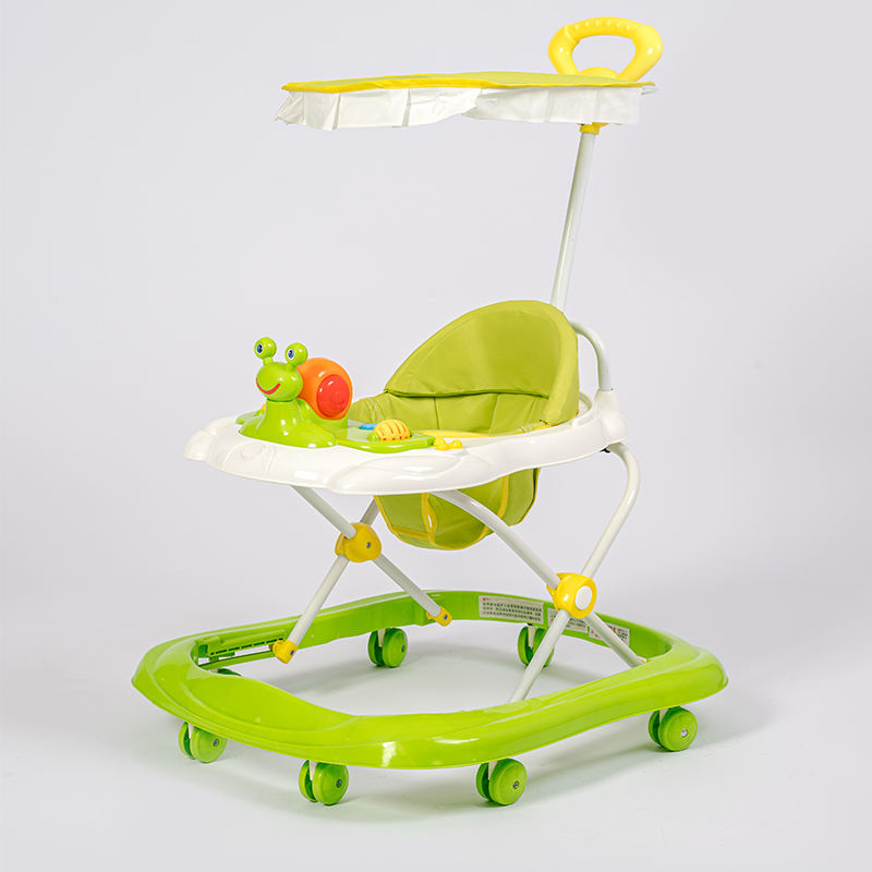 Novo design por atacado andador de bebê com barra de empurrar