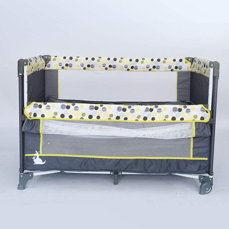 Foldable Portable Baby Playpen With Mosquito Net