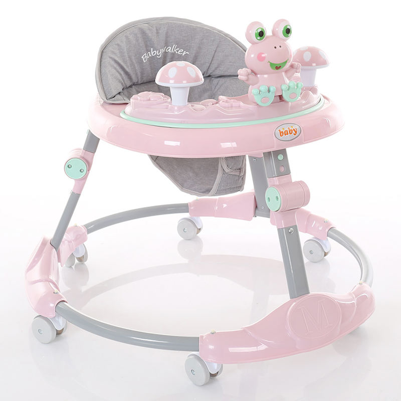 Round Baby Walker with Music for Girls