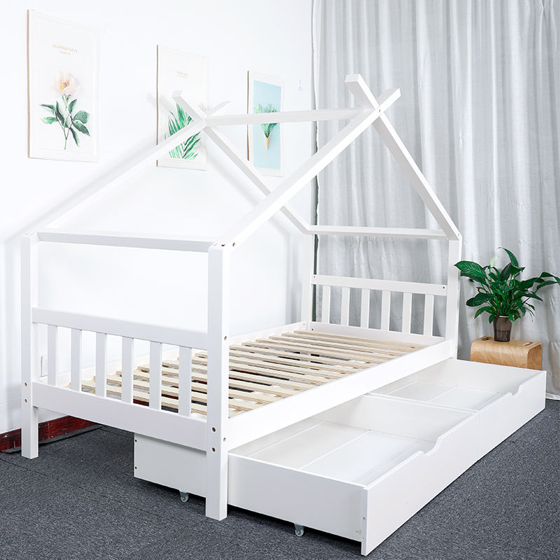 Precio al por mayor Cama de madera para niños Montessori