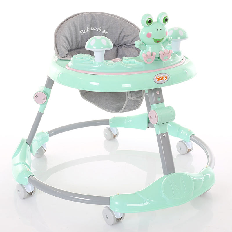 Round Baby Walker with Music for Girls