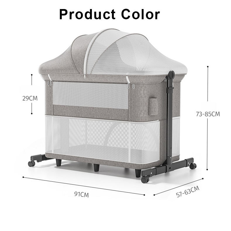 Berceau de chevet réglable et confortable pour bébé
