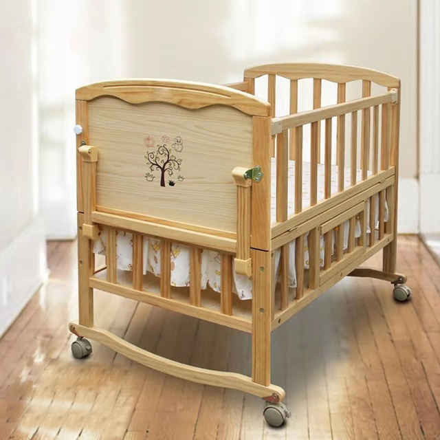 Modern Baby Crib Baby Bassinet Crib-06