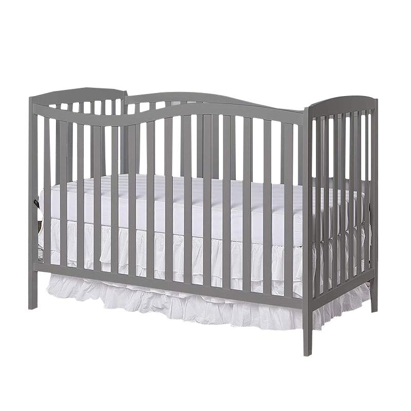Cama de bebê moderna de madeira maciça Berço-4