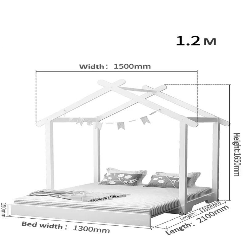 New Zealand Wood Kids' Bedroom Bed (1)