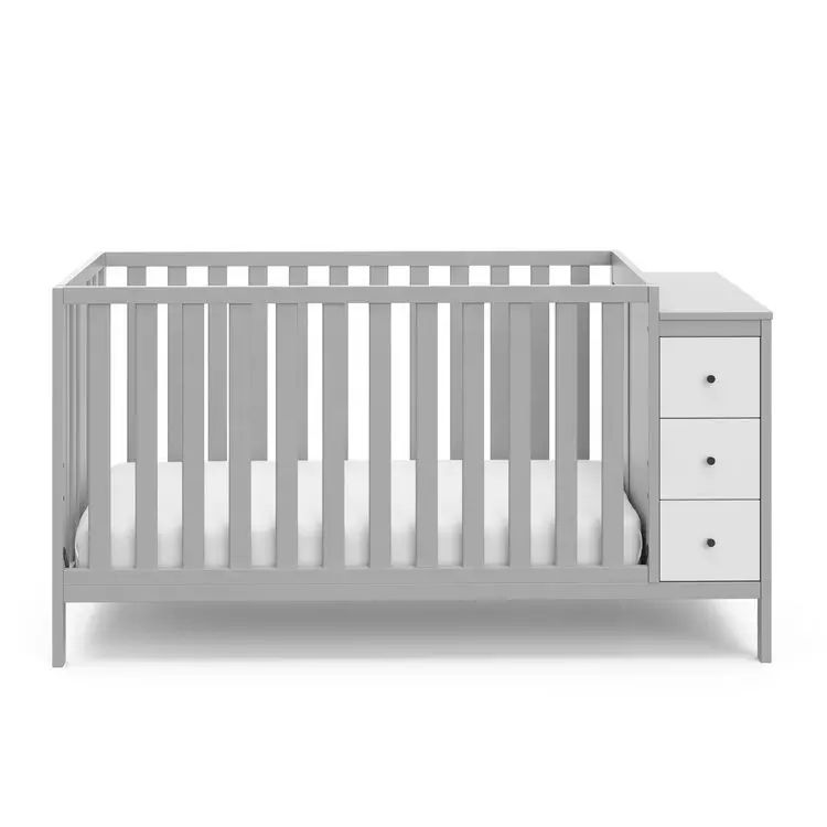 North American Style Convertible Baby Crib-03