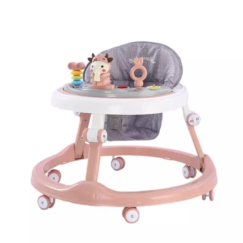 Round Baby Walker with Interesting Toys (5)
