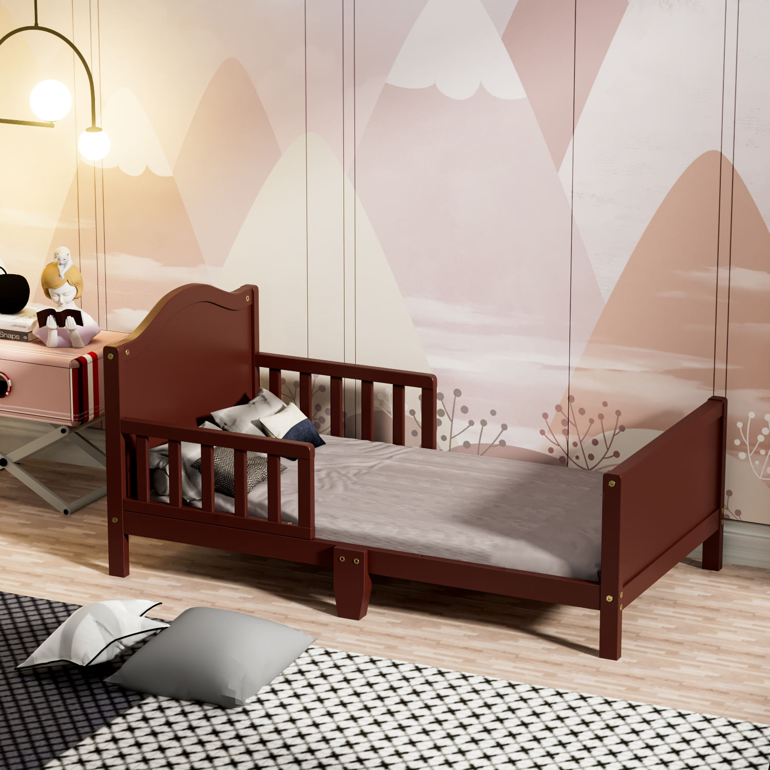 Cama para niños pequeños personalizada de tamaño al por mayor-03