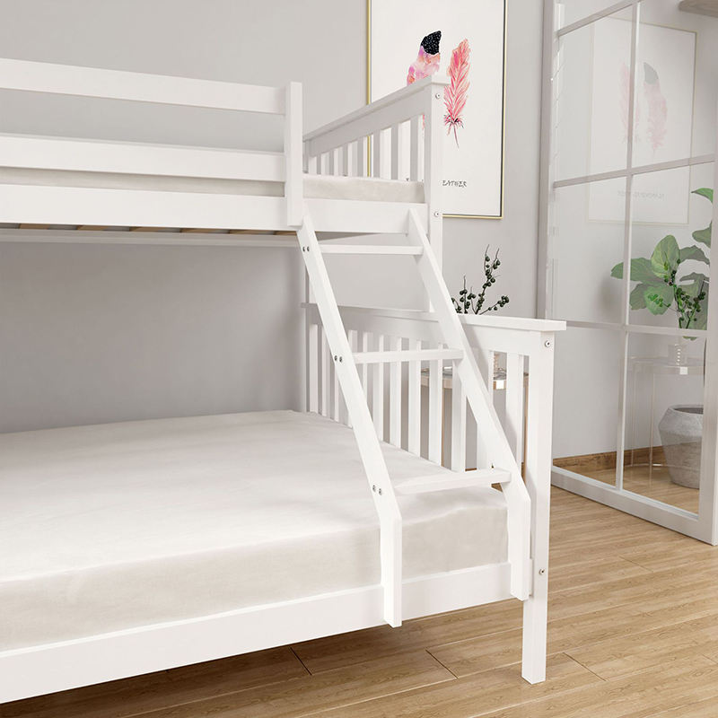 Wholesale Solid Wood Twin Bunk Bed with stairs-04