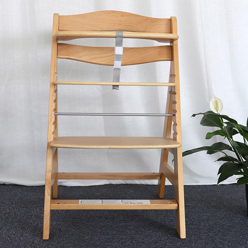 Wood Adjustable Newborn Baby High Chair-05