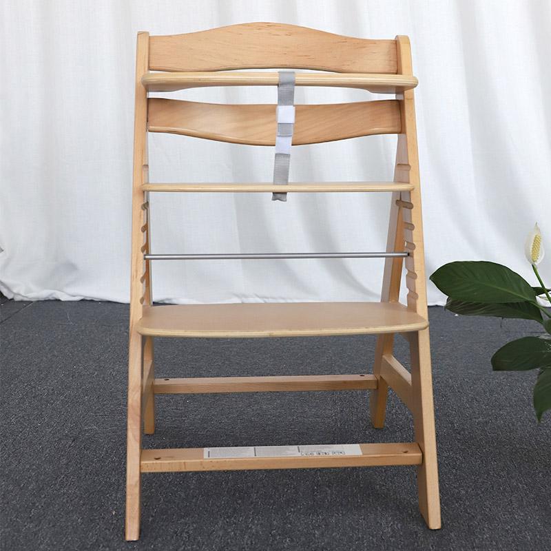 Wood Adjustable Newborn Baby High Chair-06