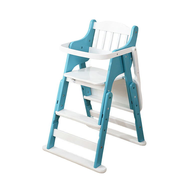 Wooden Baby High Chair with Anti-Rollover Design7