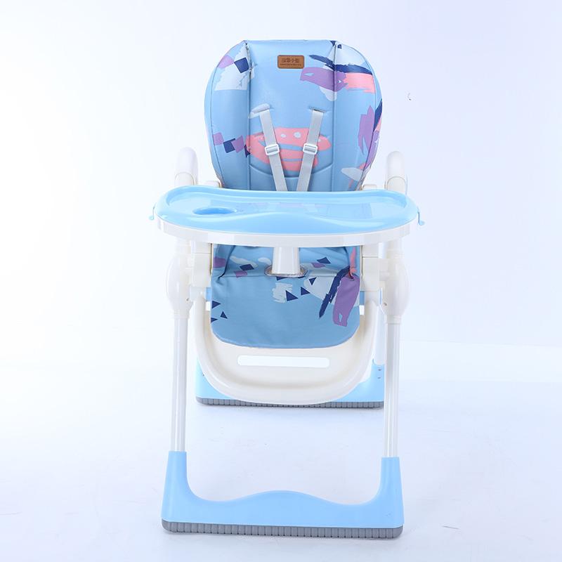 Adjustable Baby Feeding High Chair With Wheels