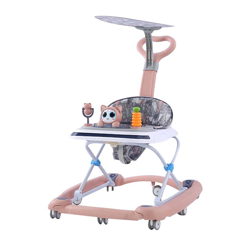 Tekerlekli ve Oyuncaklı Şık Bebek Yürüteci