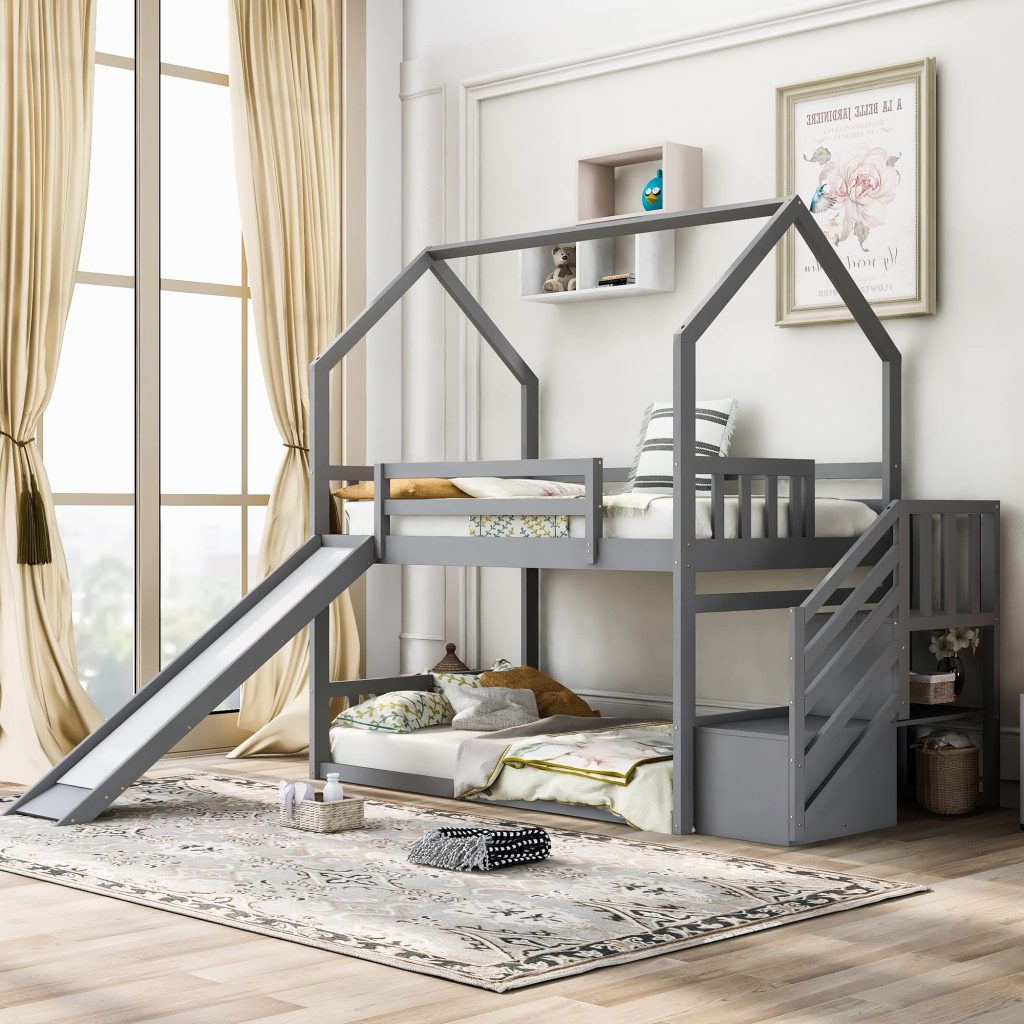 House Bed with a Slide