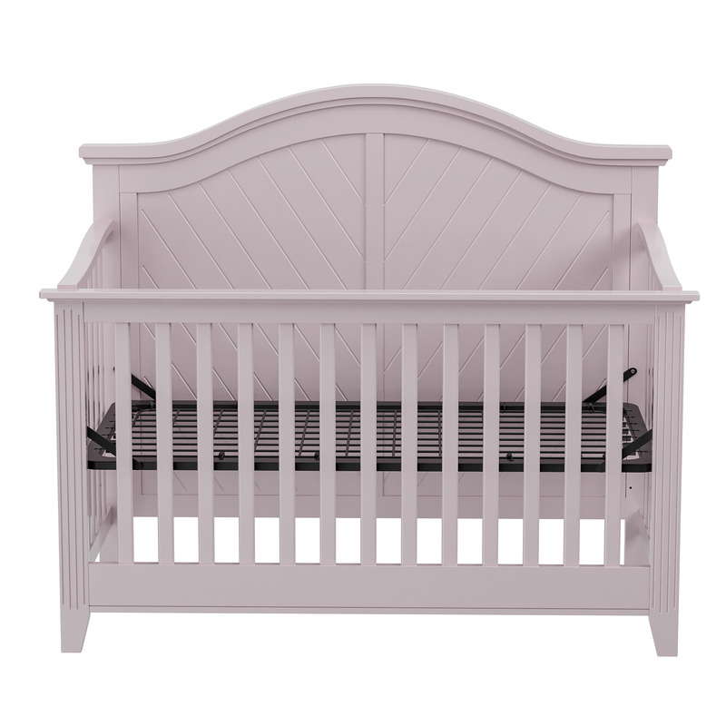 Versatile Convertible Wooden Baby Bed-14s