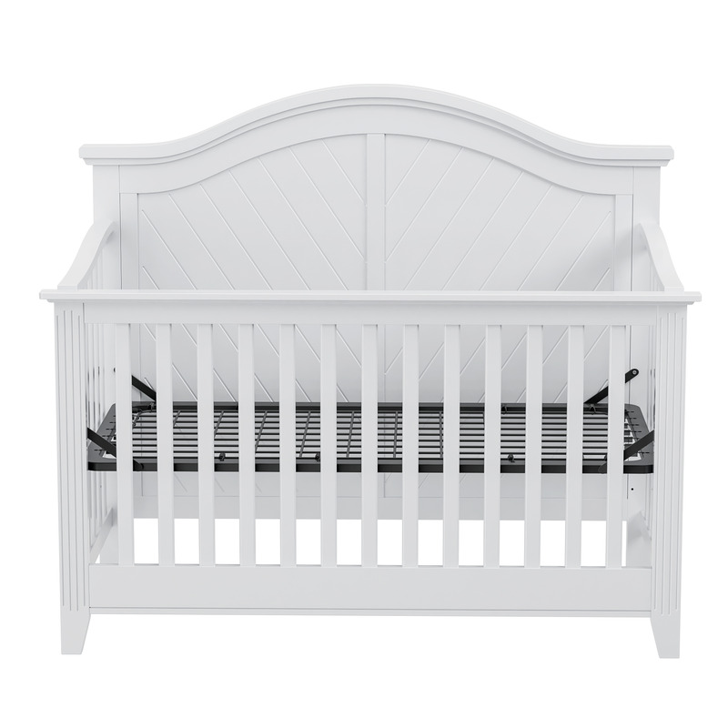 Versatile Convertible Wooden Baby Bed-18s