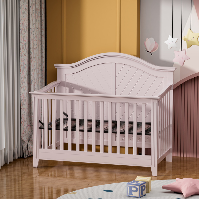 Versatile Convertible Wooden Baby Bed-2