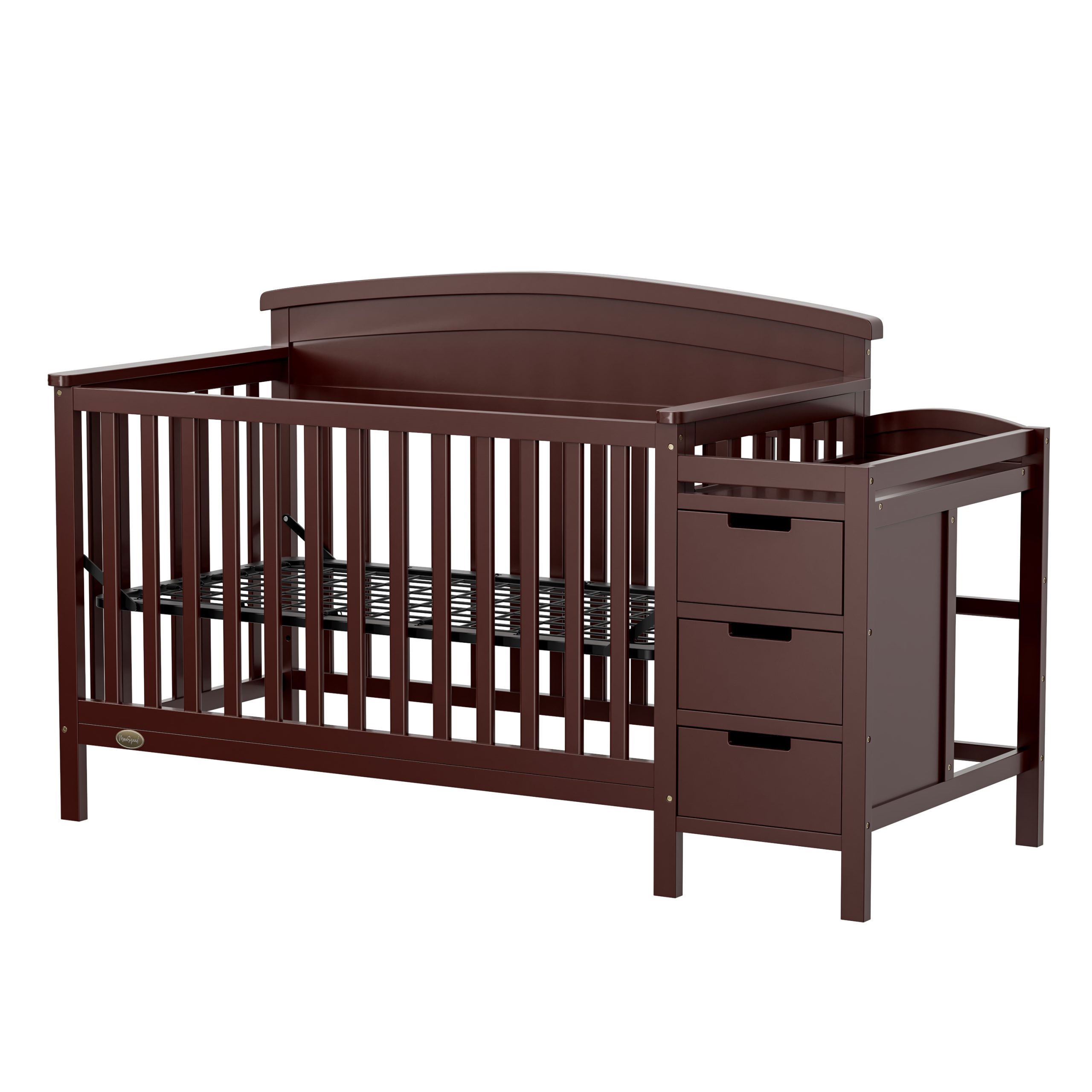 Adjustable Wooden infant bed with drawers WBB1221-17s