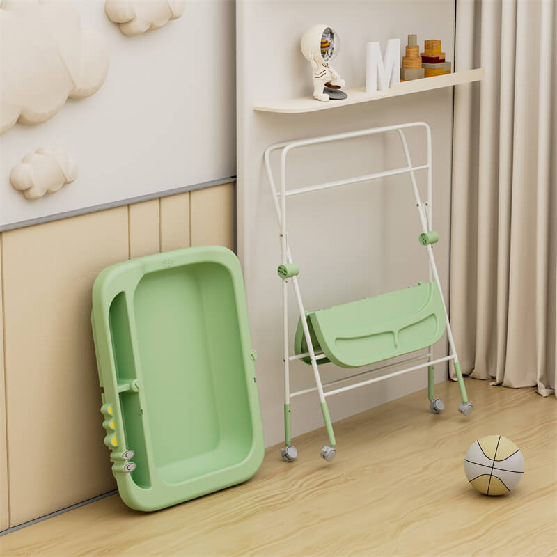 Foldable Baby Changing Table with Bathtub-14s