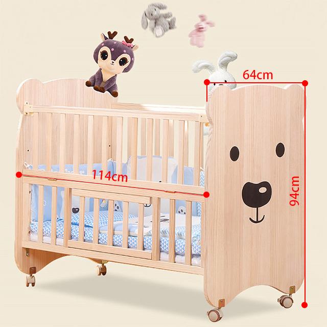 Tempat Tidur Bayi yang Dapat Dipindah-pindahkan dengan Roda
